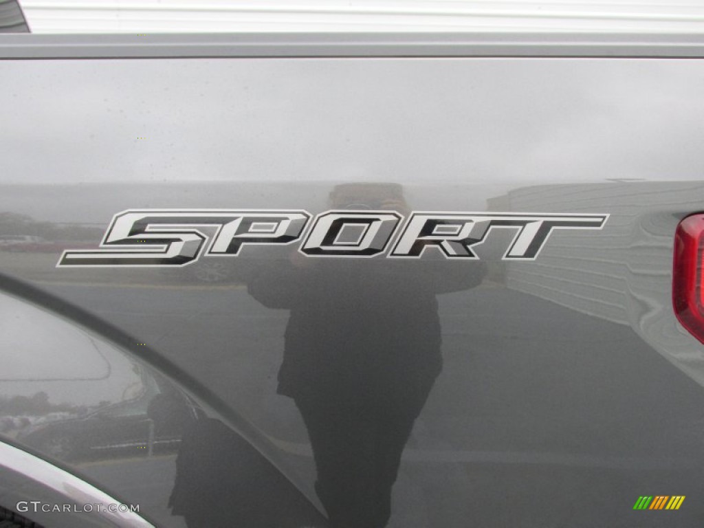 2015 F150 Lariat SuperCrew - Magnetic Metallic / Black photo #18