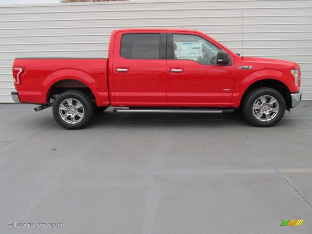 Race Red 2015 Ford F150 XLT SuperCrew Exterior Photo #101989481