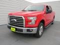 2015 Race Red Ford F150 XLT SuperCrew  photo #7