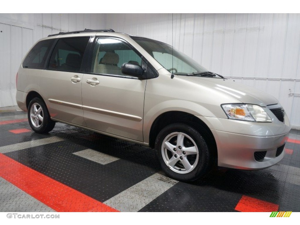 Shimmering Sand Metallic 2003 Mazda MPV LX Exterior Photo #101989625
