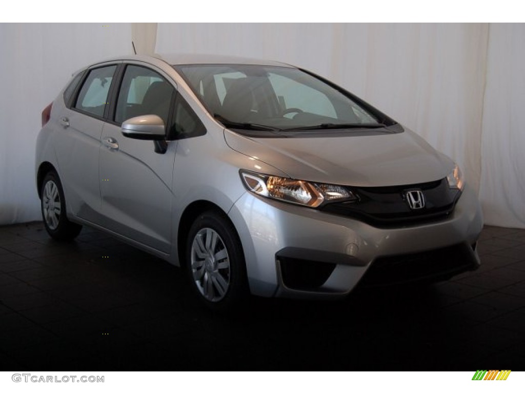 Alabaster Silver Metallic 2015 Honda Fit LX Exterior Photo #101989847