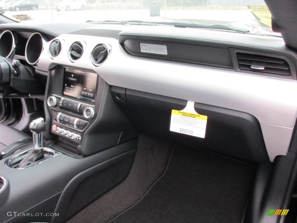 2015 Mustang EcoBoost Premium Coupe - Black / Ebony photo #15