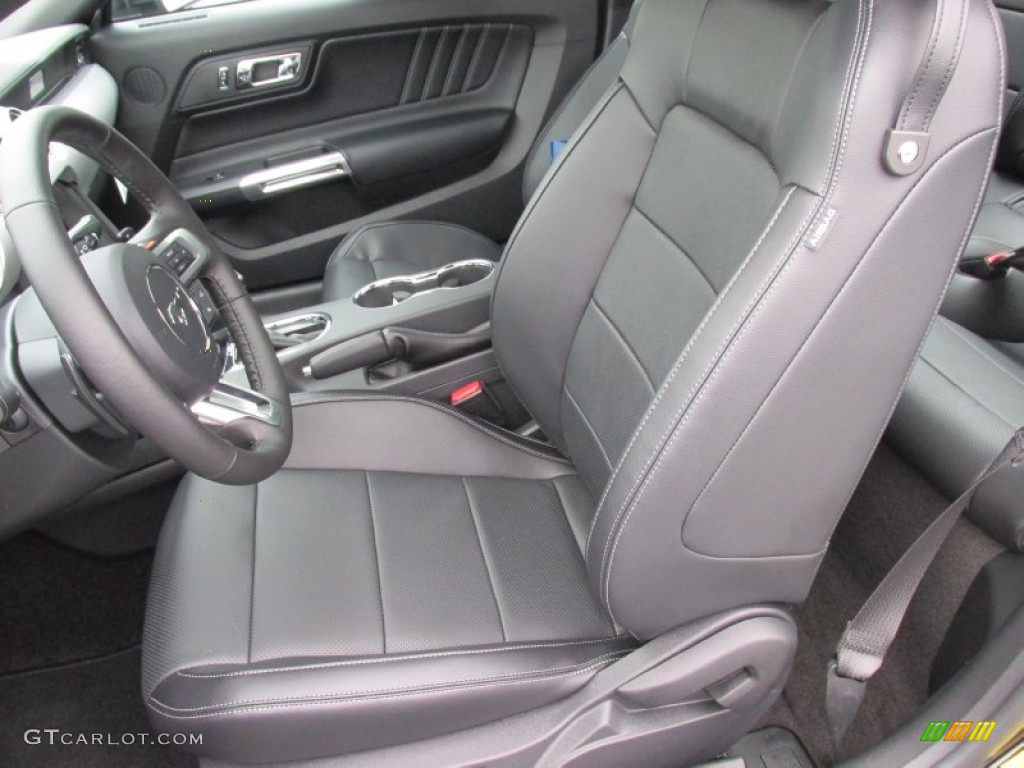 2015 Ford Mustang EcoBoost Premium Coupe Front Seat Photos