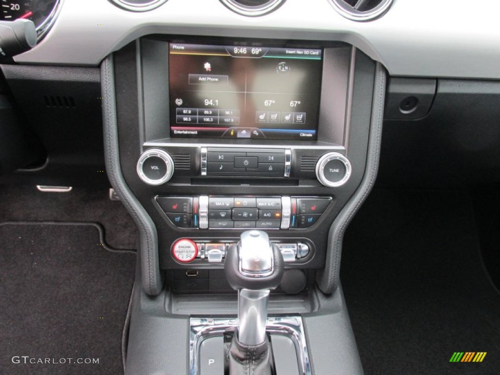 2015 Ford Mustang EcoBoost Premium Coupe Controls Photo #101990018