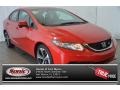 Crimson Pearl 2015 Honda Civic Si Sedan