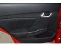 2015 Honda Civic Si Black/Red Interior Door Panel Photo