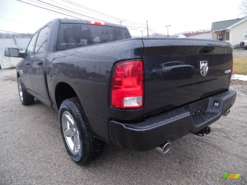 2015 1500 Express Crew Cab 4x4 - Maximum Steel Metallic / Black/Diesel Gray photo #3