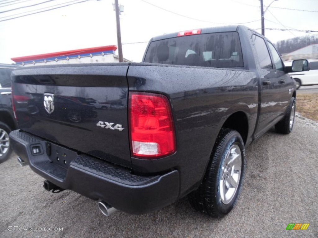 2015 1500 Express Crew Cab 4x4 - Maximum Steel Metallic / Black/Diesel Gray photo #6