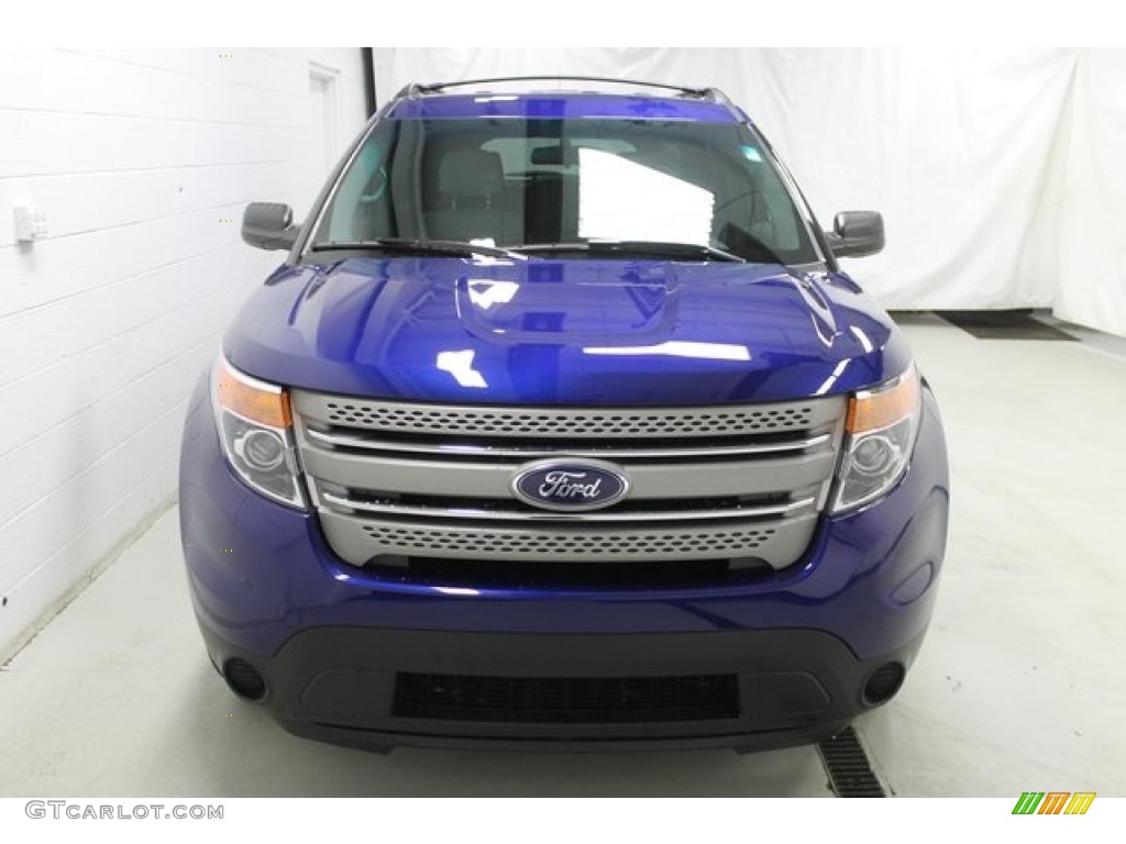 2015 Explorer 4WD - Deep Impact Blue / Medium Light Stone photo #2