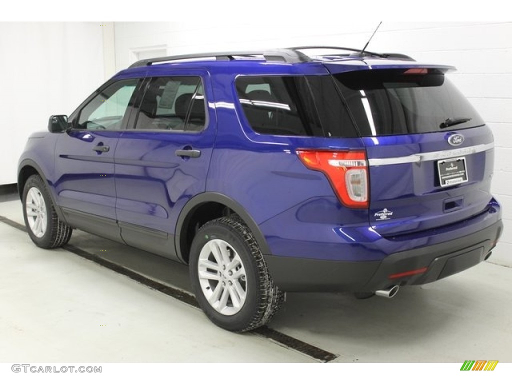 2015 Explorer 4WD - Deep Impact Blue / Medium Light Stone photo #4