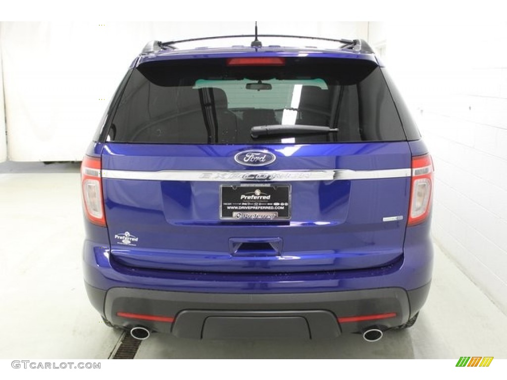 2015 Explorer 4WD - Deep Impact Blue / Medium Light Stone photo #5