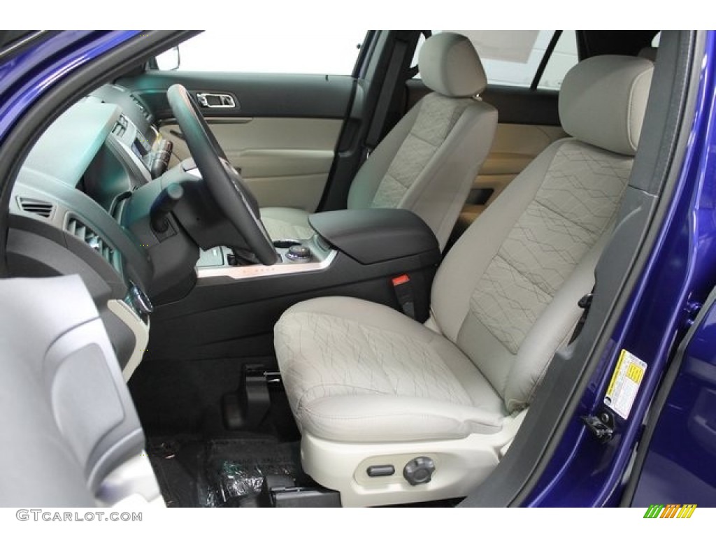 2015 Explorer 4WD - Deep Impact Blue / Medium Light Stone photo #7