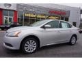 Brilliant Silver 2015 Nissan Sentra S