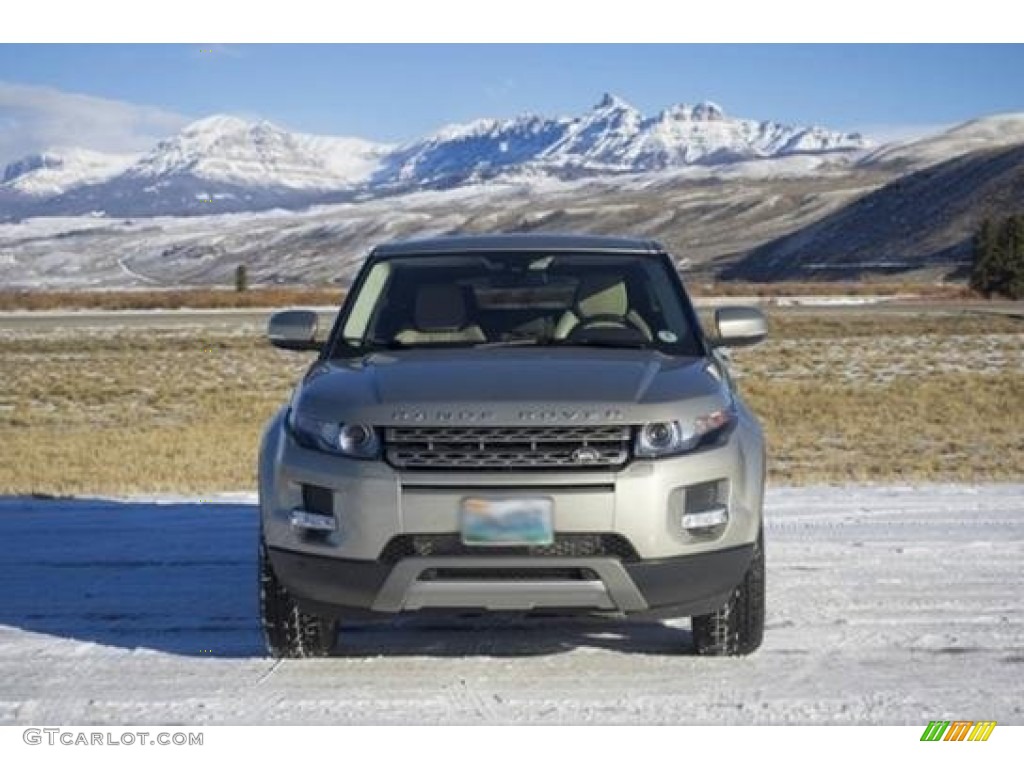 2013 Range Rover Evoque Pure - Ipanema Sand Metallic / Almond/Espresso photo #2