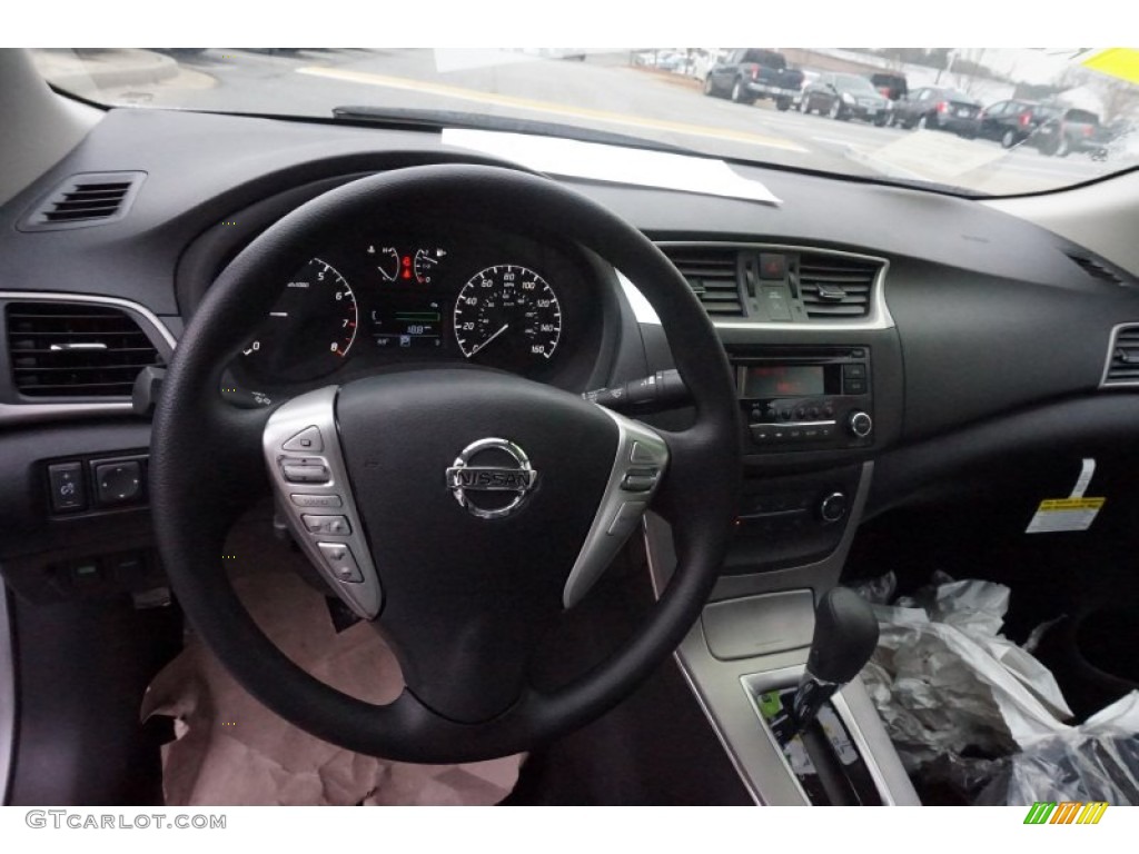 2015 Sentra S - Brilliant Silver / Charcoal photo #10