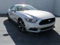 2015 Ingot Silver Metallic Ford Mustang EcoBoost Premium Coupe  photo #2