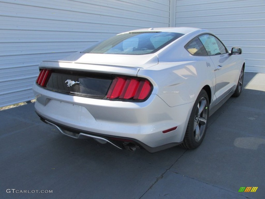 2015 Mustang EcoBoost Premium Coupe - Ingot Silver Metallic / Ebony photo #4