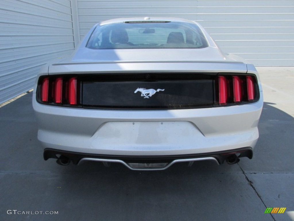 2015 Mustang EcoBoost Premium Coupe - Ingot Silver Metallic / Ebony photo #5