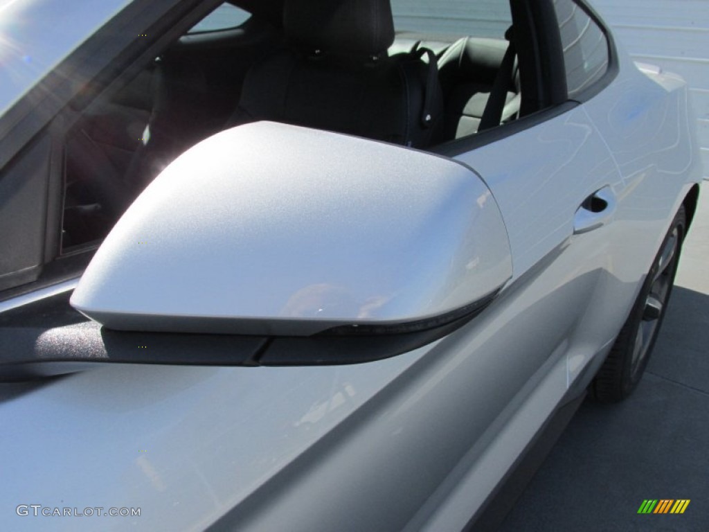 2015 Mustang EcoBoost Premium Coupe - Ingot Silver Metallic / Ebony photo #12