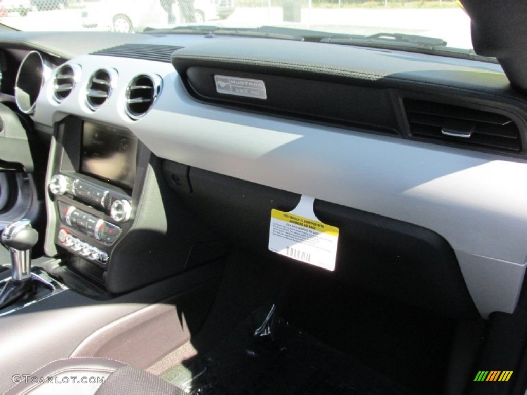 2015 Mustang EcoBoost Premium Coupe - Ingot Silver Metallic / Ebony photo #15