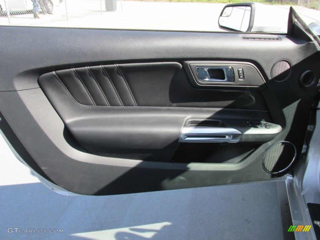 2015 Mustang EcoBoost Premium Coupe - Ingot Silver Metallic / Ebony photo #16