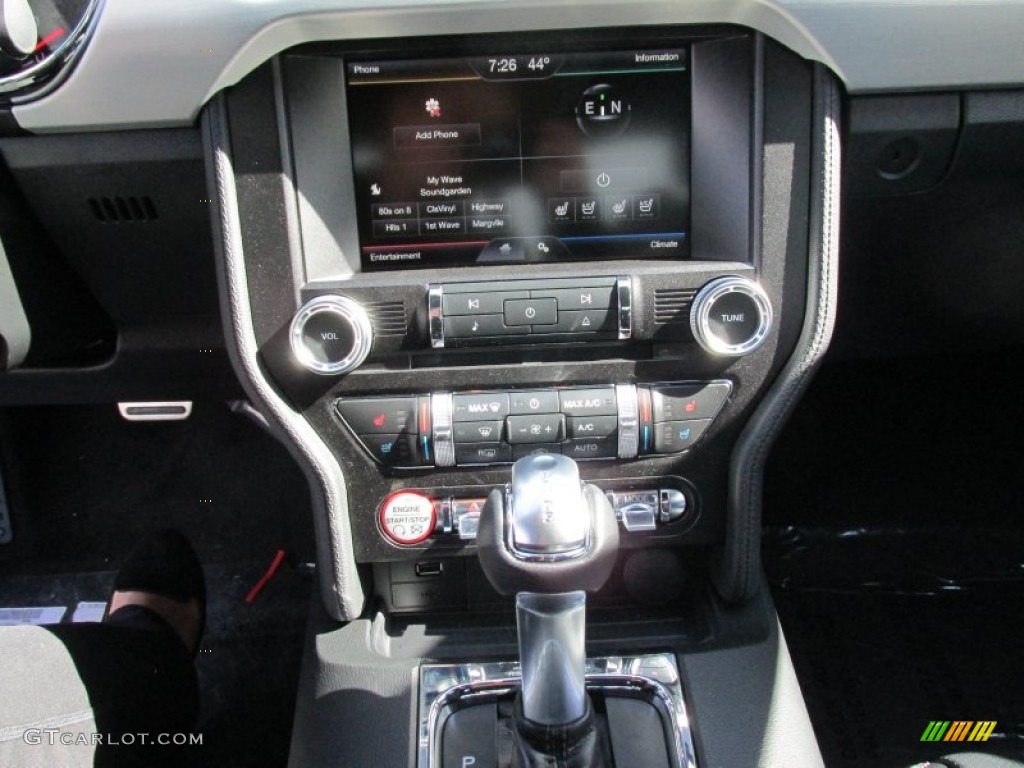 2015 Mustang EcoBoost Premium Coupe - Ingot Silver Metallic / Ebony photo #22