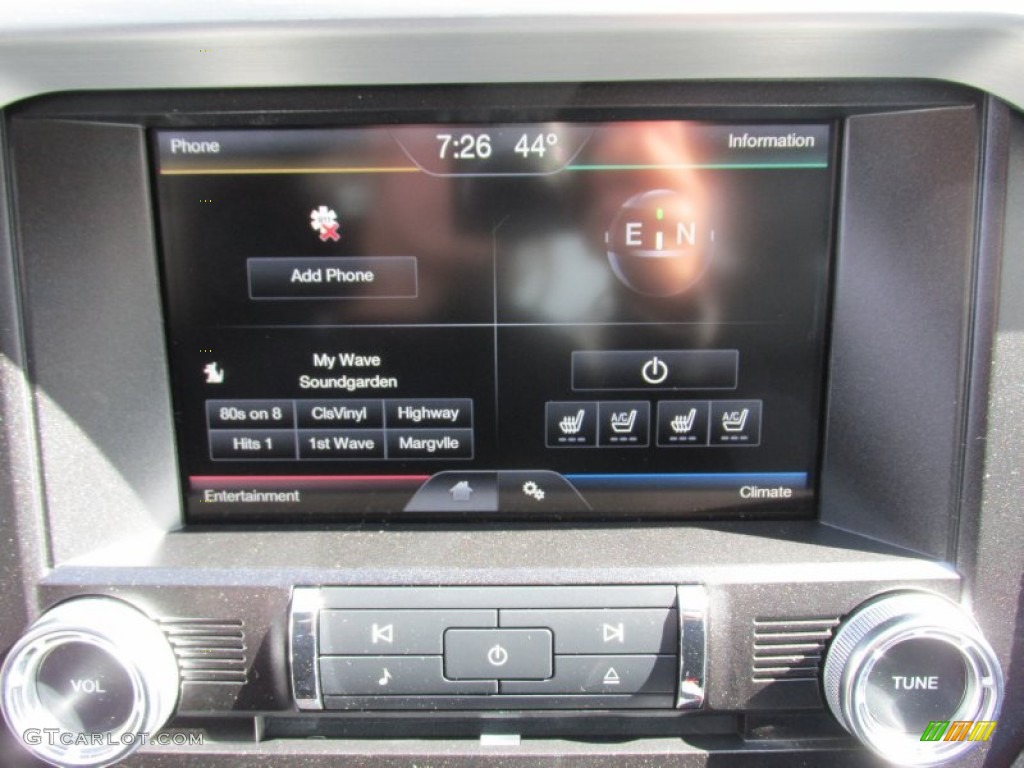 2015 Mustang EcoBoost Premium Coupe - Ingot Silver Metallic / Ebony photo #23