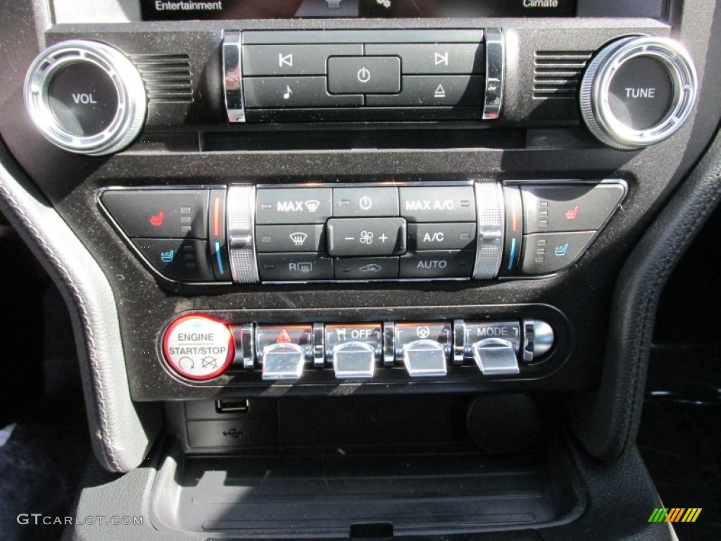 2015 Mustang EcoBoost Premium Coupe - Ingot Silver Metallic / Ebony photo #24