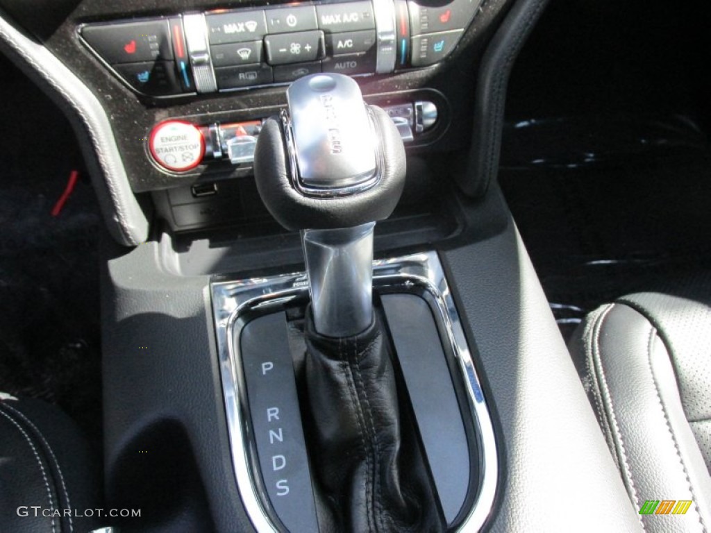 2015 Mustang EcoBoost Premium Coupe - Ingot Silver Metallic / Ebony photo #25
