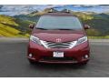 2015 Salsa Red Pearl Toyota Sienna Limited AWD  photo #2