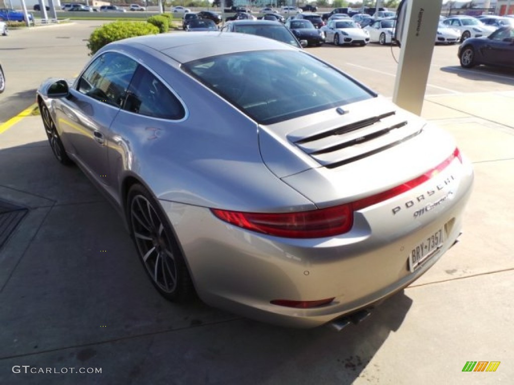 2013 911 Carrera 4S Coupe - Platinum Silver Metallic / Black photo #5