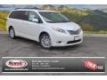 2015 Blizzard White Pearl Toyota Sienna Limited AWD  photo #1