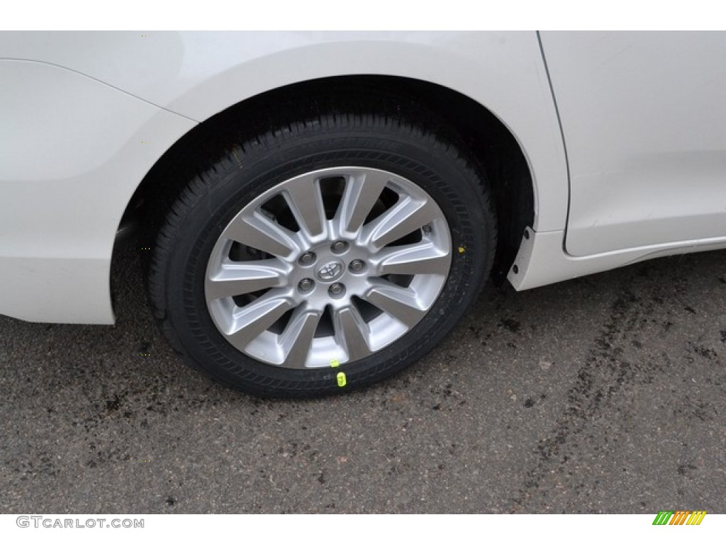 2015 Sienna Limited AWD - Blizzard White Pearl / Chestnut photo #9