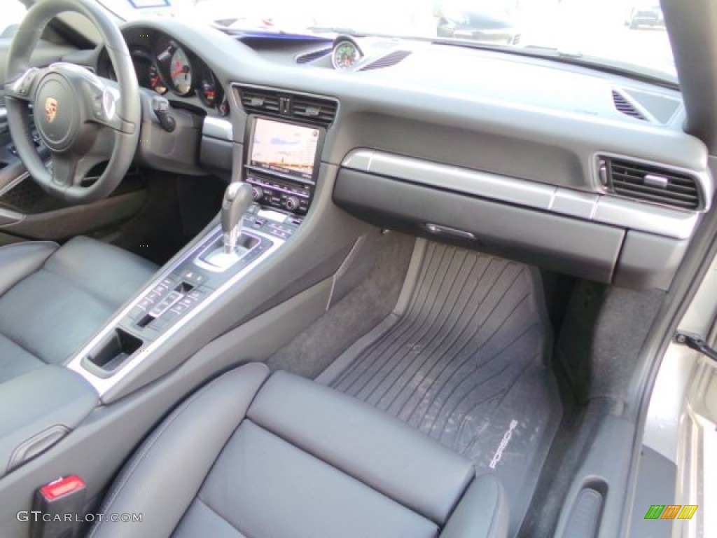 2013 911 Carrera 4S Coupe - Platinum Silver Metallic / Black photo #33