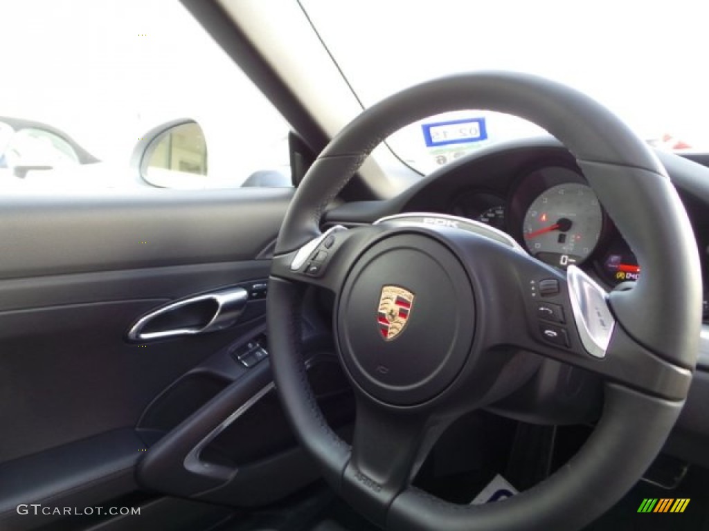 2013 911 Carrera 4S Coupe - Platinum Silver Metallic / Black photo #37