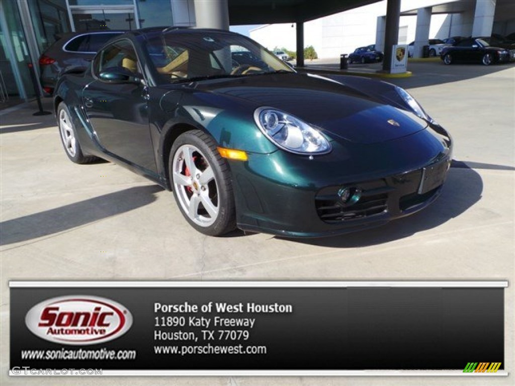 2008 Cayman S - Malachite Green Metallic / Sand Beige photo #1