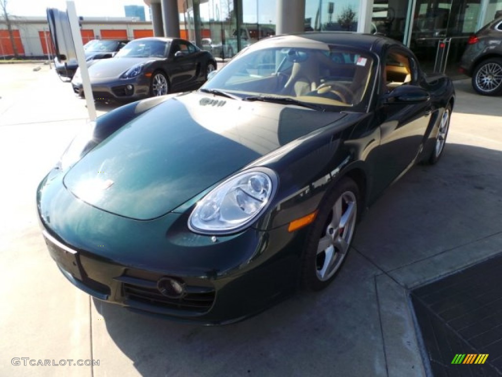 2008 Cayman S - Malachite Green Metallic / Sand Beige photo #3