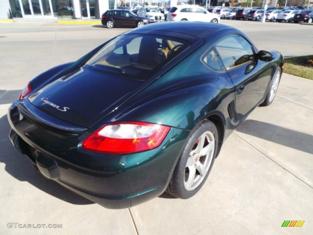 2008 Cayman S - Malachite Green Metallic / Sand Beige photo #6