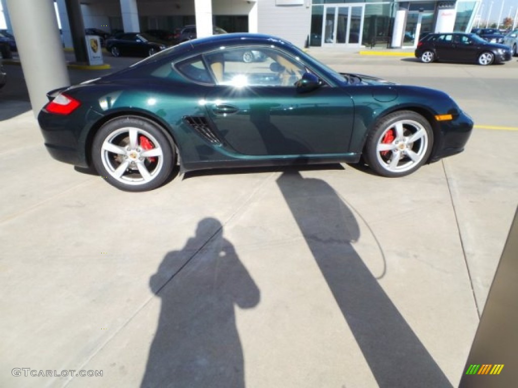 2008 Cayman S - Malachite Green Metallic / Sand Beige photo #7