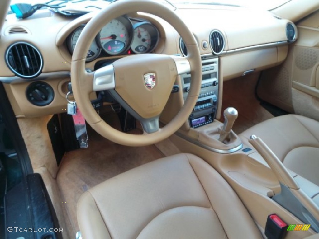 2008 Cayman S - Malachite Green Metallic / Sand Beige photo #15