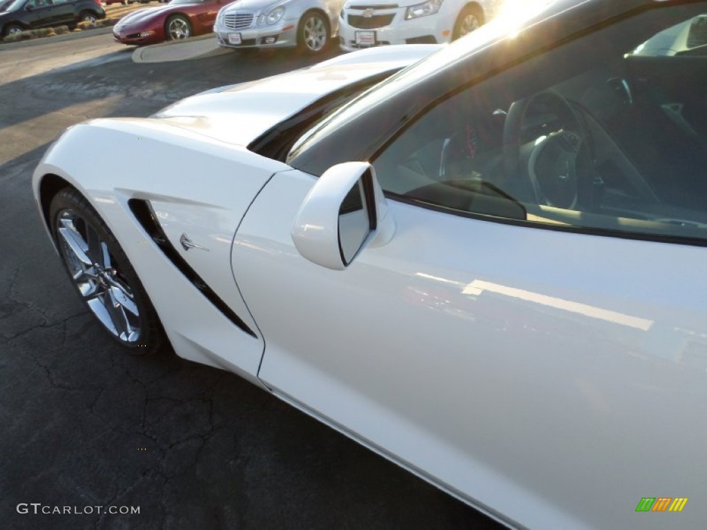 2015 Corvette Stingray Coupe Z51 - Arctic White / Jet Black photo #17