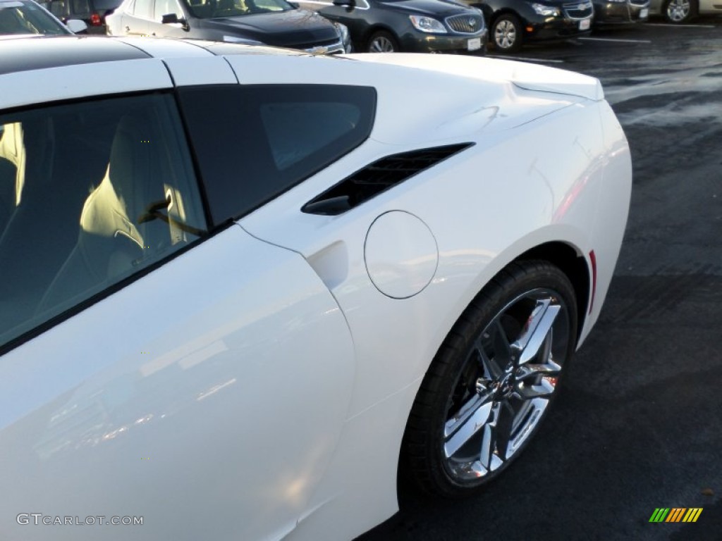 2015 Corvette Stingray Coupe Z51 - Arctic White / Jet Black photo #18