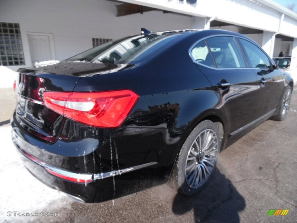 Aurora Black Pearl 2015 Kia Cadenza Premium Exterior Photo #102001295