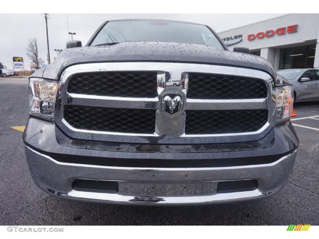 2014 1500 SLT Quad Cab - Maximum Steel Metallic / Black/Diesel Gray photo #2