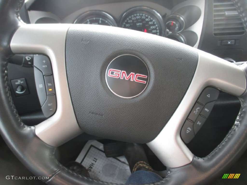 2014 Sierra 3500HD SLE Crew Cab 4x4 - Stealth Gray Metallic / Ebony photo #15