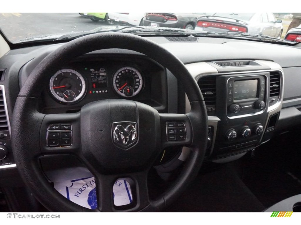 2014 1500 SLT Quad Cab - Maximum Steel Metallic / Black/Diesel Gray photo #10