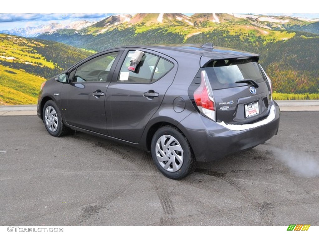 2015 Prius c Two - Magnetic Gray Metallic / Dark Blue/Gray photo #3
