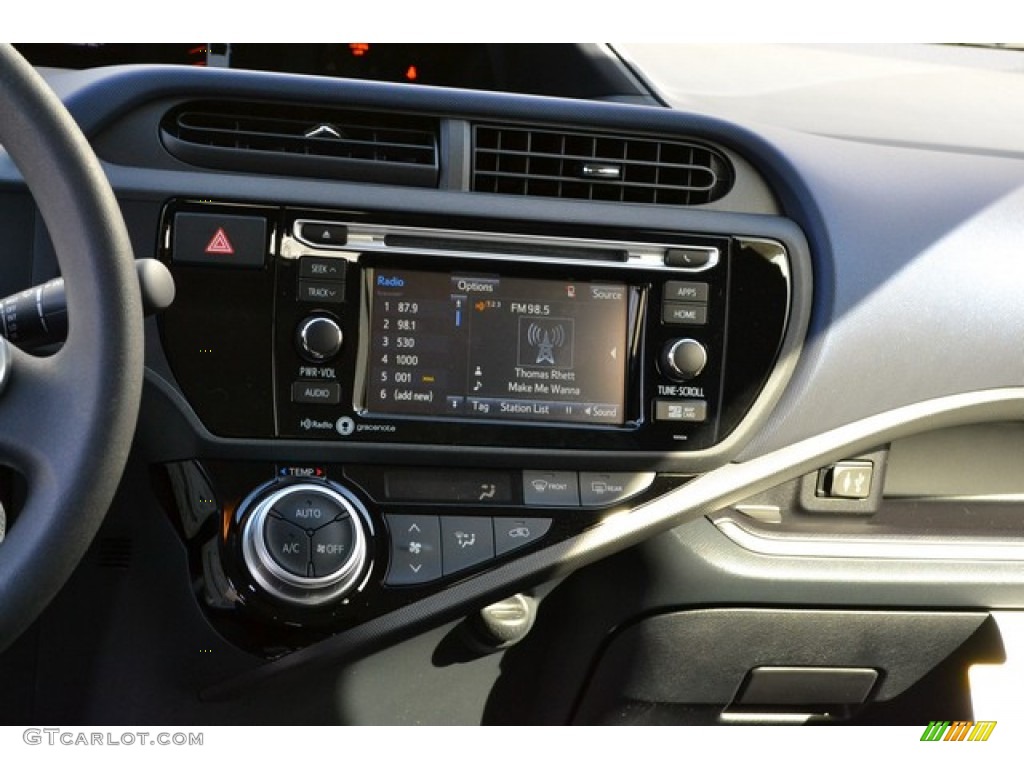2015 Prius c Three - Moonglow / Dark Blue/Black photo #6