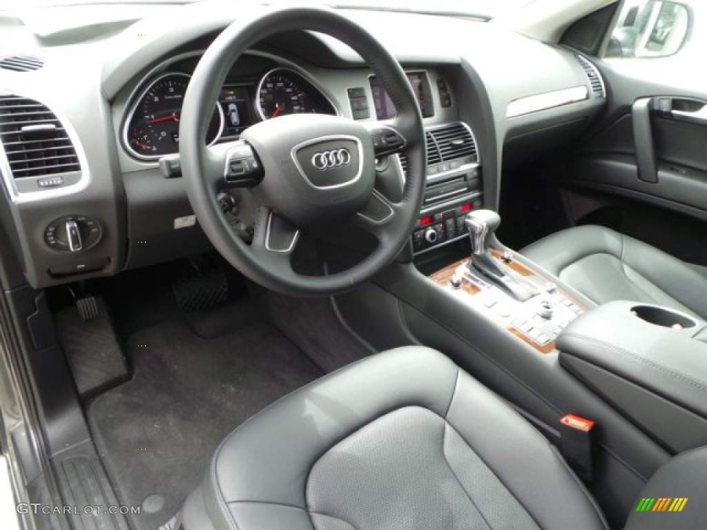 Black Interior 2015 Audi Q7 3.0 TDI Prestige quattro Photo #102003086