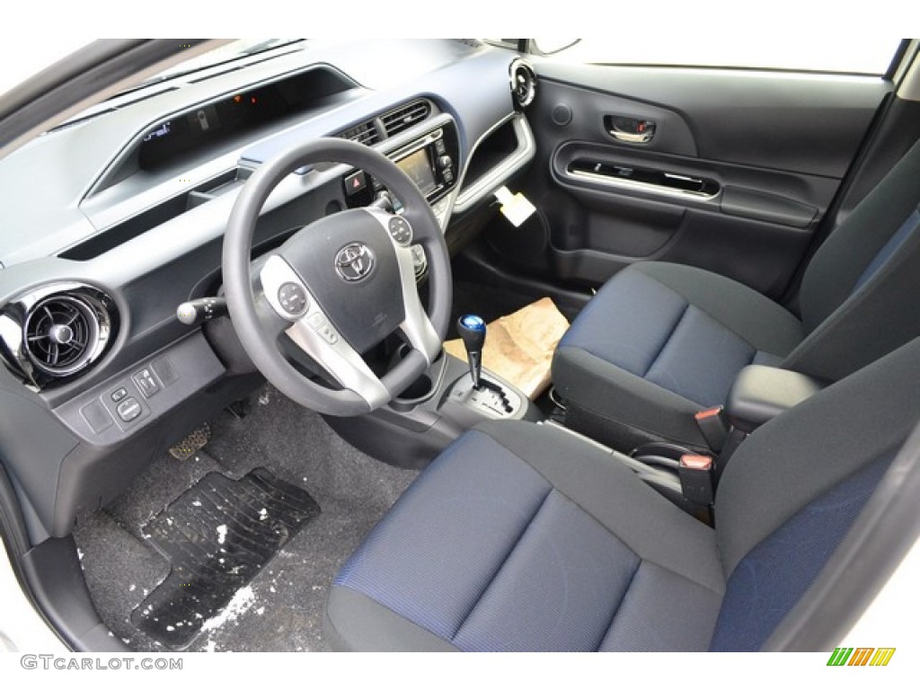 2015 Prius c Two - Moonglow / Dark Blue/Gray photo #5